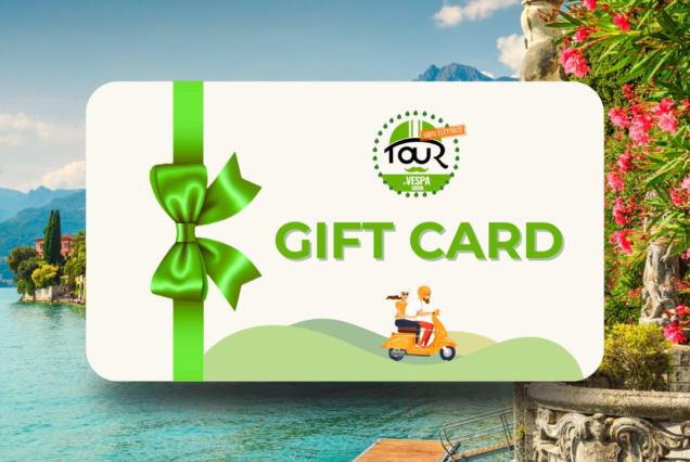 Gift Card - Alla scoperta del Lago di Como in Vespa