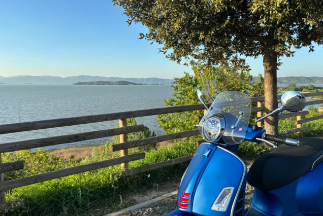 Lake Trasimeno Vespa Tour